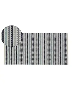 Nova Home Aspen Accent Rug %100 Cotton - Blue available at The Scout - Amman, Jordan