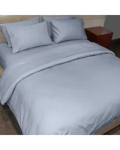 Fieldcrest Plain Duvet Cover - 100% Cotton - 220 Thread Count - Blue (Available in sizes) available at The Scout - Amman, Jordan