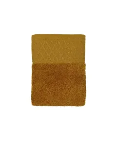 Nova Home Carrara 100% Cotton Jacquard Towel (Bath Towel) - Yellow (Available in Sizes) available at The Scout - Amman, Jordan