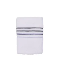 Nova Home Carlyle 100% Cotton Jacquard Towel (Bath Towel) - 70x140 cm - White available at The Scout - Amman, Jordan