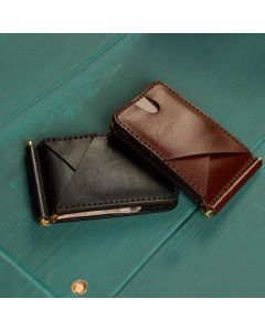 Luxurious Handcrafted Mark Clip Wallet 1