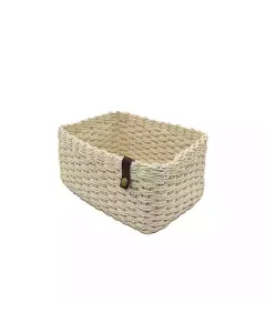 Weva Cosmopolitan Faux Rattan Storage Basket - Ivory available at The Scout - Amman, Jordan