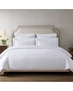 Nova Home Cruise Duvet Cover Set - 100% Cotton/ 600 Thread Count - White (Available in Sizes) available at The Scout - Amman, Jordan