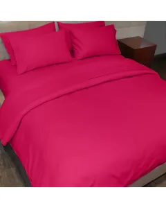 Fieldcrest Plain Duvet Cover - 100% Cotton - 220 Thread Count - Queen - Fushia available at The Scout - Amman, Jordan