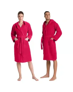 Cannon Plain Unisex Bathrobe (1 Piece) - 100% Cotton - Fushia (Available in sizes) available at The Scout - Amman, Jordan