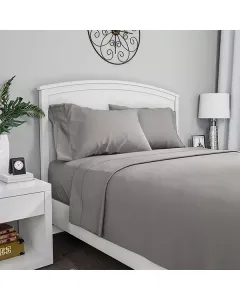 Fieldcrest Plain Flat Sheet - 100% Cotton - 220 Thread Count - Single/Twin - Grey available at The Scout - Amman, Jordan
