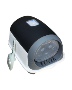 Image of "Cozy  Covered Cat Litter Box-Black" from TheScout Marketplace