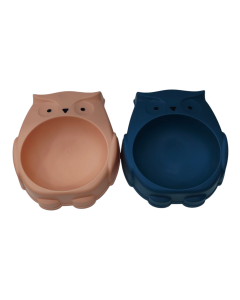 Owl Shape Cat Bowls
