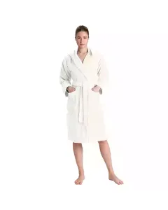 Cannon Plain Unisex Bathrobe (1 Piece) - 100% Cotton - L - Ivory available at The Scout - Amman, Jordan