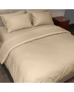 Fieldcrest Plain Duvet Cover - 100% Cotton - 220 Thread Count - Ivory (Available in sizes) available at The Scout - Amman, Jordan