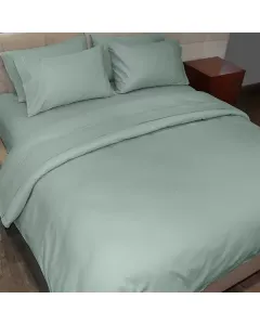 Fieldcrest Plain Duvet Cover - 100% Cotton - 220 Thread Count - Jade (Available in sizes) available at The Scout - Amman, Jordan