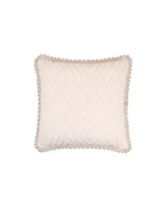 Nova Home "Lacelux" Handmade Embroidery Cushion Cover - 50x50 cm - Beige