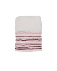 Nova Home Lena 100% Cotton Jacquard Towel (Bath Towel) - Ivory (Available in Sizes) available at The Scout - Amman, Jordan