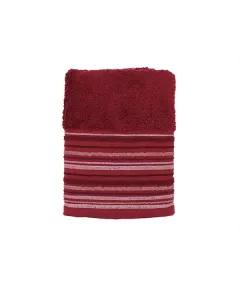 Nova Home Lena 100% Cotton Jacquard Towel (Bath Towel) - Red (Available in Sizes) available at The Scout - Amman, Jordan