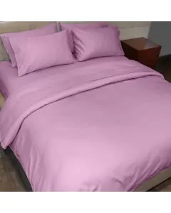 Fieldcrest Plain Duvet Cover - 100% Cotton - 220 Thread Count - Lilac (Available in sizes) available at The Scout - Amman, Jordan