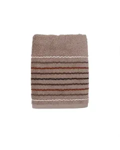 Nova Home Nestwell 100% Cotton Jacquard Towel (Bath Towel) - Beige (Available in Sizes) available at The Scout - Amman, Jordan