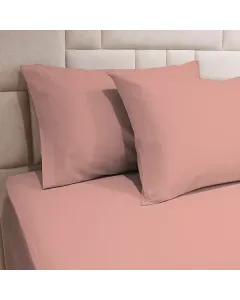 Fieldcrest Plain Pillowcase Set - 100% Cotton -  2 Pcs - OldRose available at The Scout - Amman, Jordan