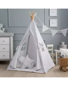 Funna Baby-Tepee Tent - 100% Cotton - Paloma - Grey available at The Scout - Amman, Jordan