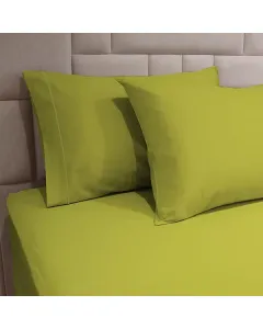 Fieldcrest Plain Pillowcase Set - 100% Cotton -  2 Pcs - Pistache available at The Scout - Amman, Jordan