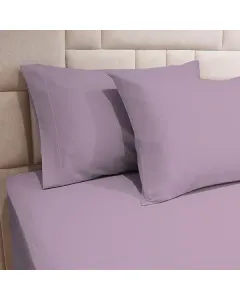 Fieldcrest Plain Pillowcase Set - 100% Cotton -  2 Pcs - Plum available at The Scout - Amman, Jordan