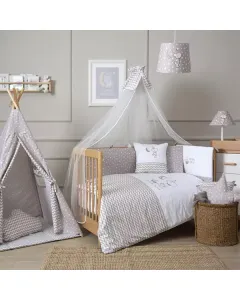 Funna Baby-Pyjama Baby Bedding Set - 8 Pcs - 100% Cotton - 70x140 cm - White available at The Scout - Amman, Jordan