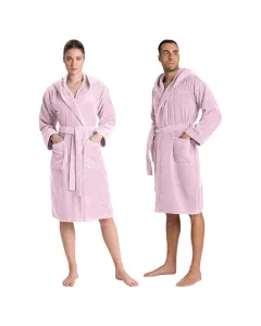 Cannon Plain Unisex Bathrobe (1 Piece) - 100% Cotton - Rose (Available in sizes) available at The Scout - Amman, Jordan