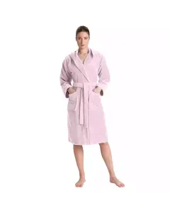 Cannon Plain Unisex Bathrobe (1 Piece) - 100% Cotton - S - Rose available at The Scout - Amman, Jordan