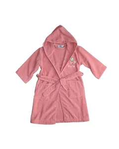 Nova Home "Kiddy" Kid's Unisex Bathrobe (1 Piece) - 100% Cotton - Salmon & Dark Salmon (Available in sizes) available at The Scout - Amman, Jordan