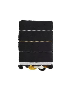 Nova Home Simone 100% Cotton Jacquard Towel (Bath Towel) - Black (Available in Sizes) available at The Scout - Amman, Jordan
