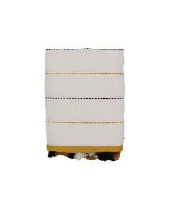 Nova Home Simone 100% Cotton Jacquard Towel (Bath Towel) - Ivory (Available in Sizes) available at The Scout - Amman, Jordan