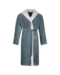 Bugatti Stefano Men's Bathrobe - 100% Cotton - Grey Flannel (Available in sizes) available at The Scout - Amman, Jordan
