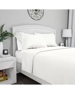 Fieldcrest Plain Flat Sheet - 100% Cotton - 220 Thread Count - King/Super King - White available at The Scout - Amman, Jordan